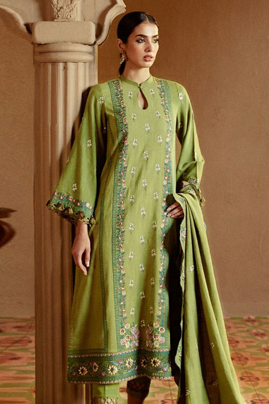 DFW-374 Cross Stich Heavy Embroidery 3Pc Lawn Suit