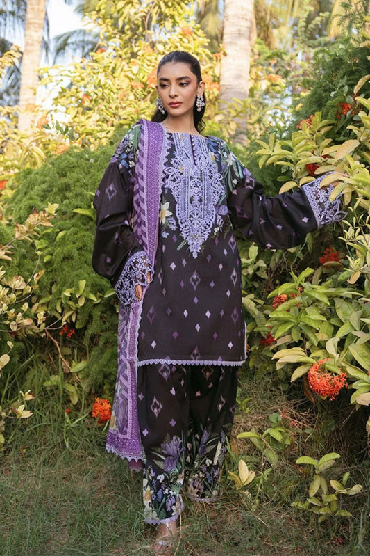 DFW-86 Zainab Embroided 3Pc Lawn Dress