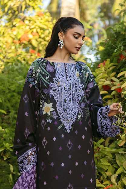 DFW-86 Zainab Embroided 3Pc Lawn Dress