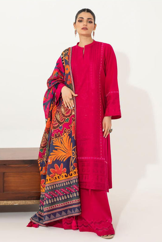 DFW-375 Zellbury Heavy Embroidery 3Pc Lawn Suit