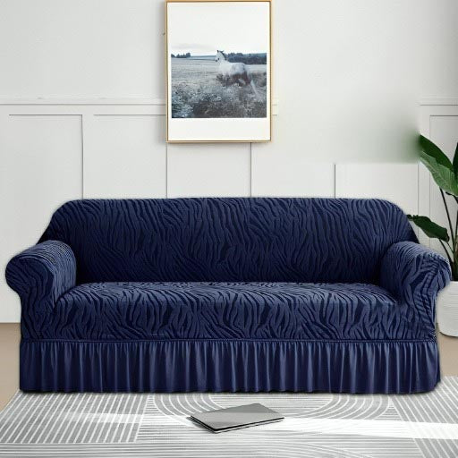 Zebra Velvet Turkish Sofa Cover DFS-285F