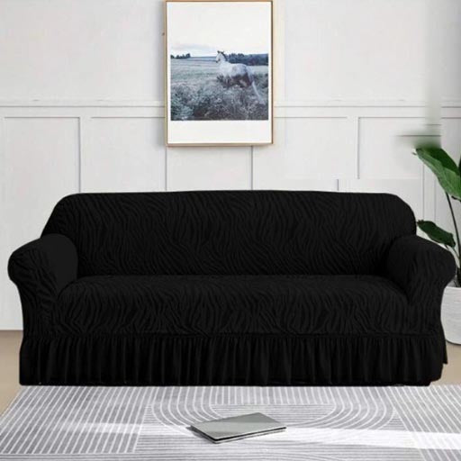 Zebra Velvet Turkish Sofa Cover DFS-285J