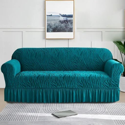 Zebra Velvet Turkish Sofa Cover DFS-285H