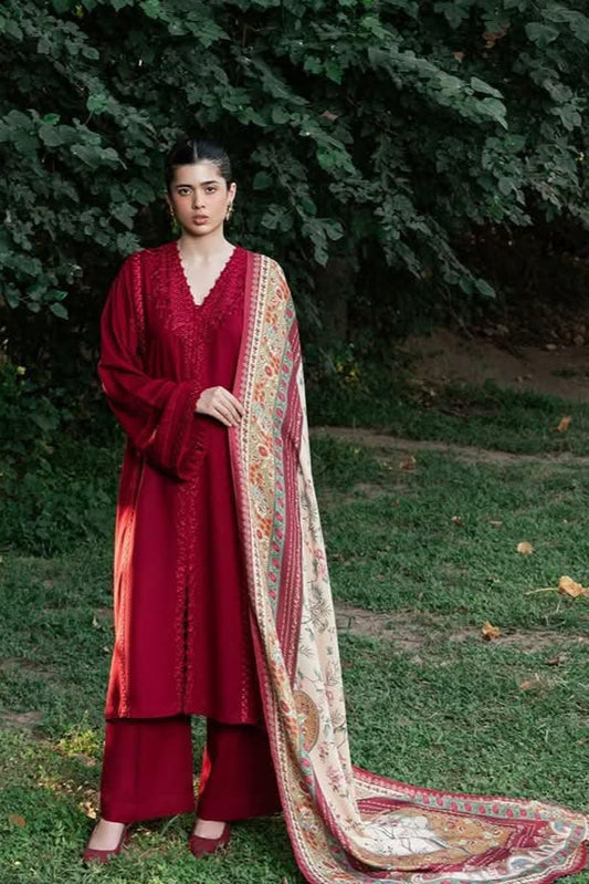 DFW-1024 Ziva Embroidery 3PC Dhanak Suit