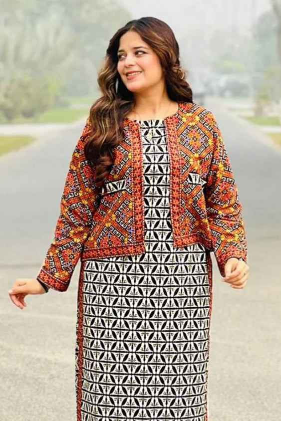 DFW-130 Baroque Unstitched 3Pc Printed Lawn Dress