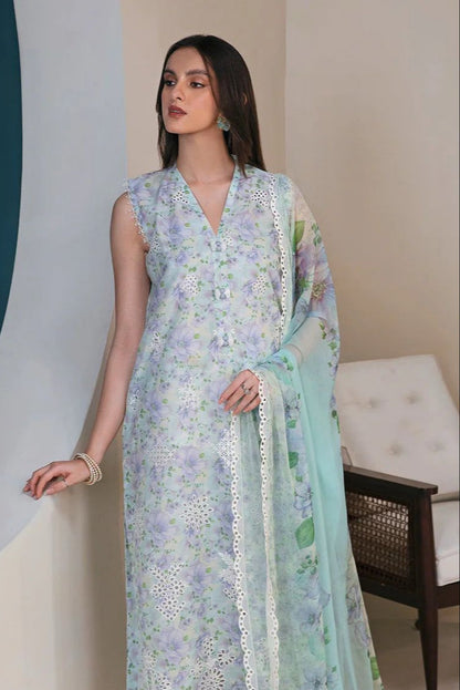 DFW-481 Baroque Embroidery 3Pc Lawn Suit