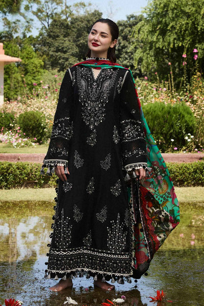 DFW-1167 Hassan Raza Embroidery 3PC Dhanak Suit