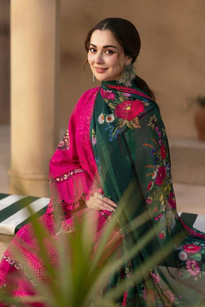 DFW-1183 Saira Rizwan Embroidery 3PC Dhanak Suit