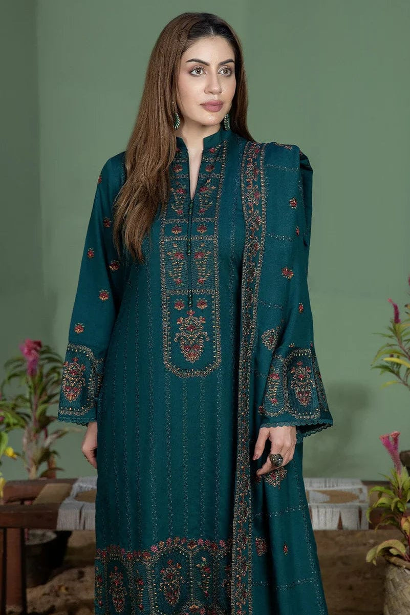 DFW-1252 Mohagani Embroidery 3PC Dhanak Suit