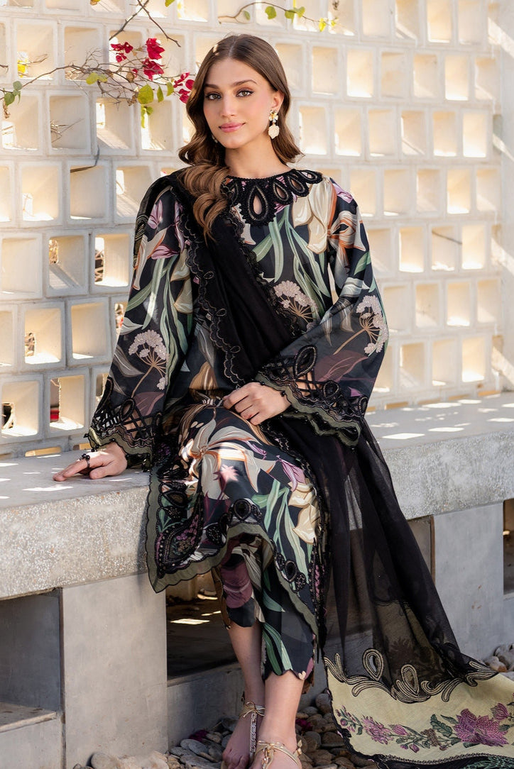 DFW - 866 Baroque Embroidery 3Pc Lawn Suit