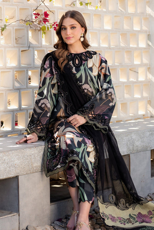 DFW - 866 Baroque Embroidery 3Pc Lawn Suit