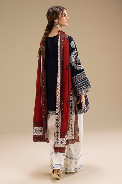 DFW-882 Jazmin Heavy Embroidery 3PC Linen Suit
