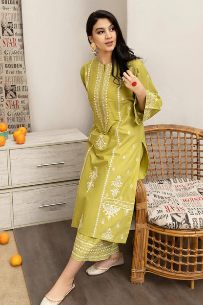 DFW-1088 Urge Heavy Embroidery 3PC Dhanak Suit