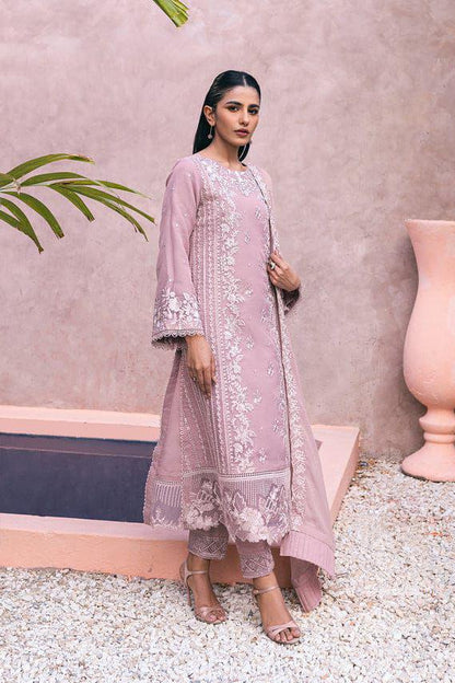 DFW-1165 Azure Heavy Embroidery 3PC Dhanak Suit