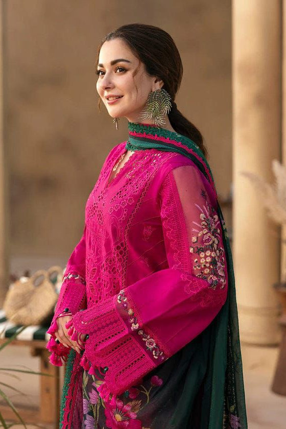 DFW-1183 Saira Rizwan Embroidery 3PC Dhanak Suit