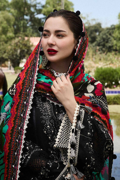 DFW-1167 Hassan Raza Embroidery 3PC Dhanak Suit