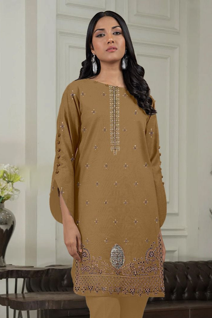 DFW-511B Orient Heavy Embroidery 2Pc Lawn Suit