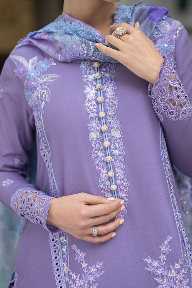 DFW-1021 Mushq Heavy Embroidery 3PC Dhanak Suit