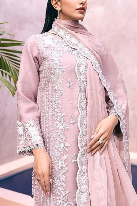 DFW-1165 Azure Heavy Embroidery 3PC Dhanak Suit