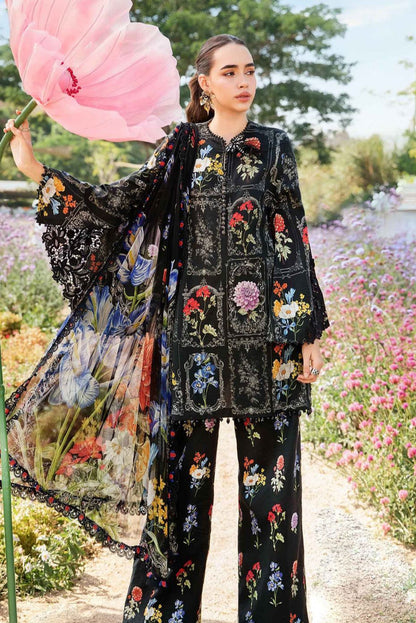 DFW-504 Maria B Embroidery 3Pc Lawn Suit