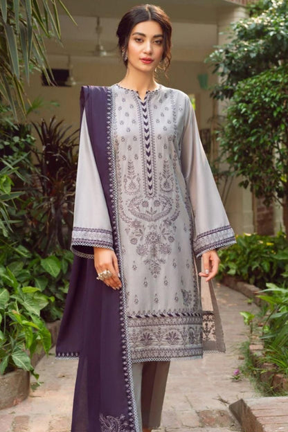 DFW-463 Jazmin Heavy Embroidery 3Pc Lawn Suit