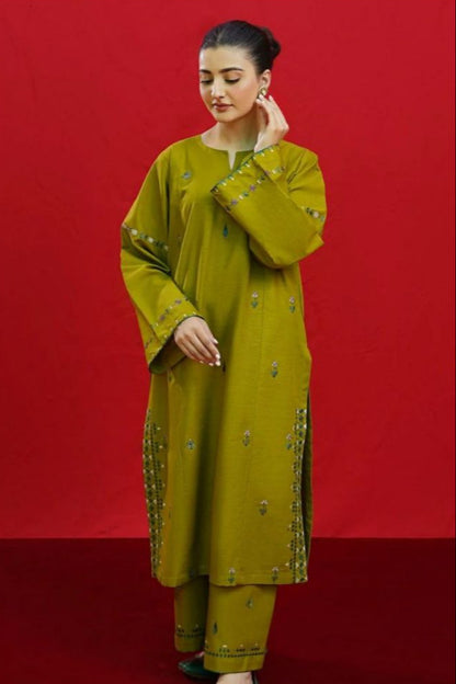 DFW-482 Urge Heavy Embroidery 3Pc Lawn Suit