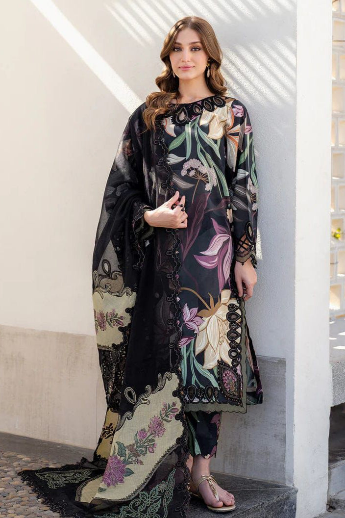 DFW - 866 Baroque Embroidery 3Pc Lawn Suit