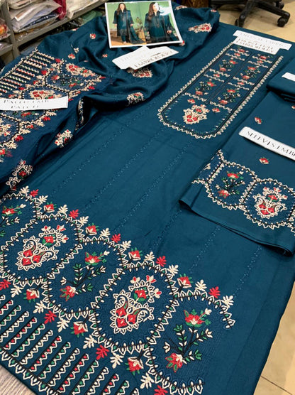 DFW-1252 Mohagani Embroidery 3PC Dhanak Suit