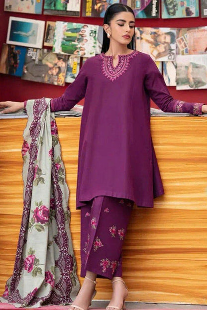 DFW-457 Sapphir Embroidery 3Pc Lawn Suit