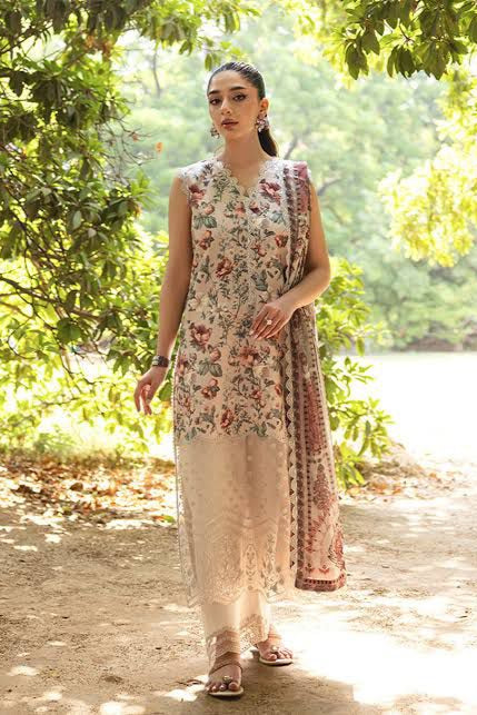 DFW-99 Zainab Embroidery 3Pc Lawn Dress