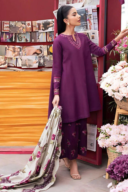 DFW-457 Sapphir Embroidery 3Pc Lawn Suit