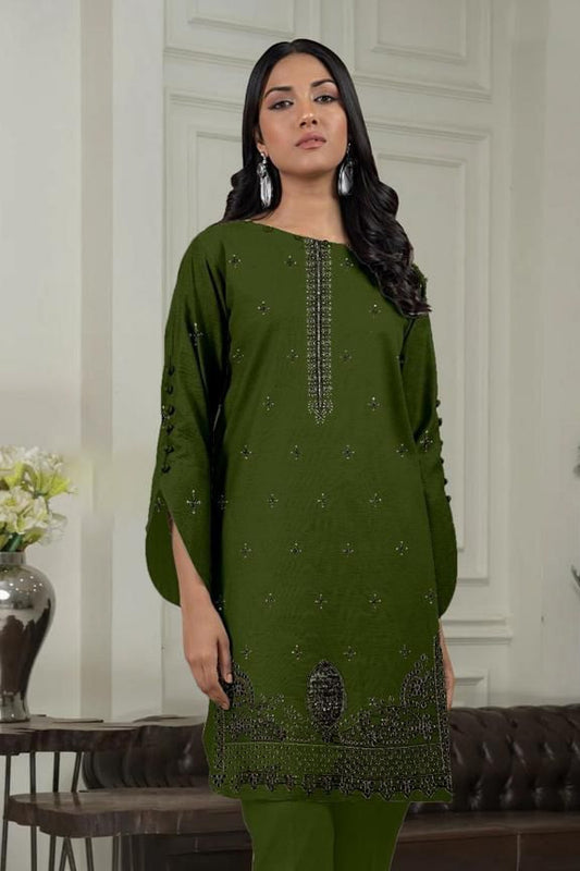 DFW-511C Orient Heavy Embroidery 2Pc Lawn Suit