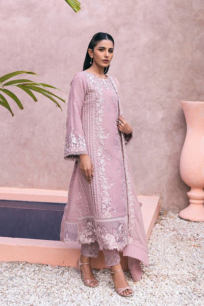 DFW-1089 Azure Heavy Embroidery 3PC Dhanak Suit