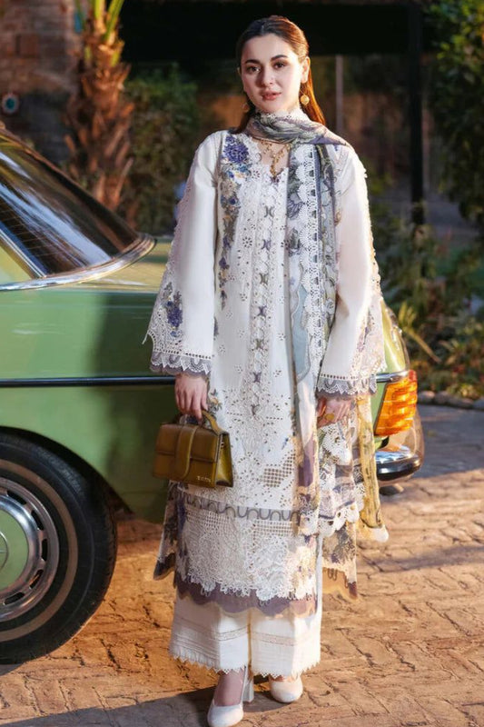 DFW-1022 Jade Heavy Embroidery 3PC Dhanak Suit