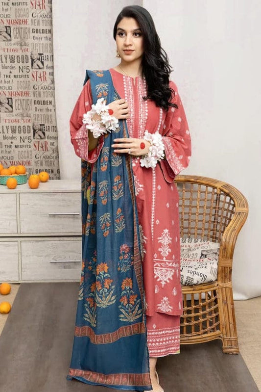 DFW-1087 Urge Heavy Embroidery 3PC Dhanak Suit