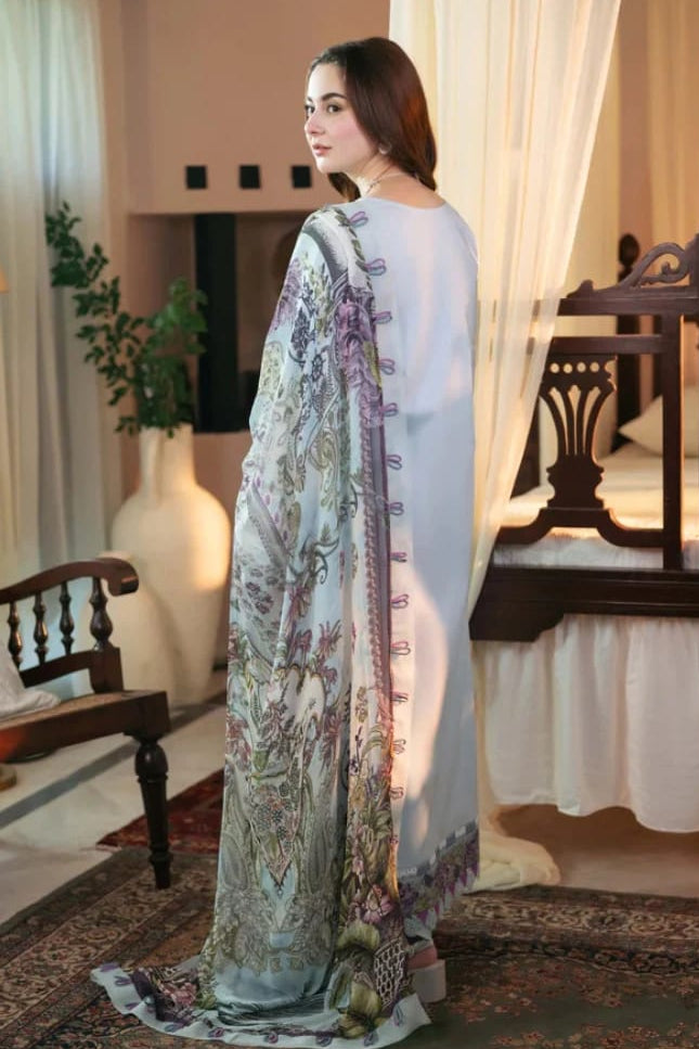 DFW-1184 Qalamkar Embroidery 3PC Dhanak Suit