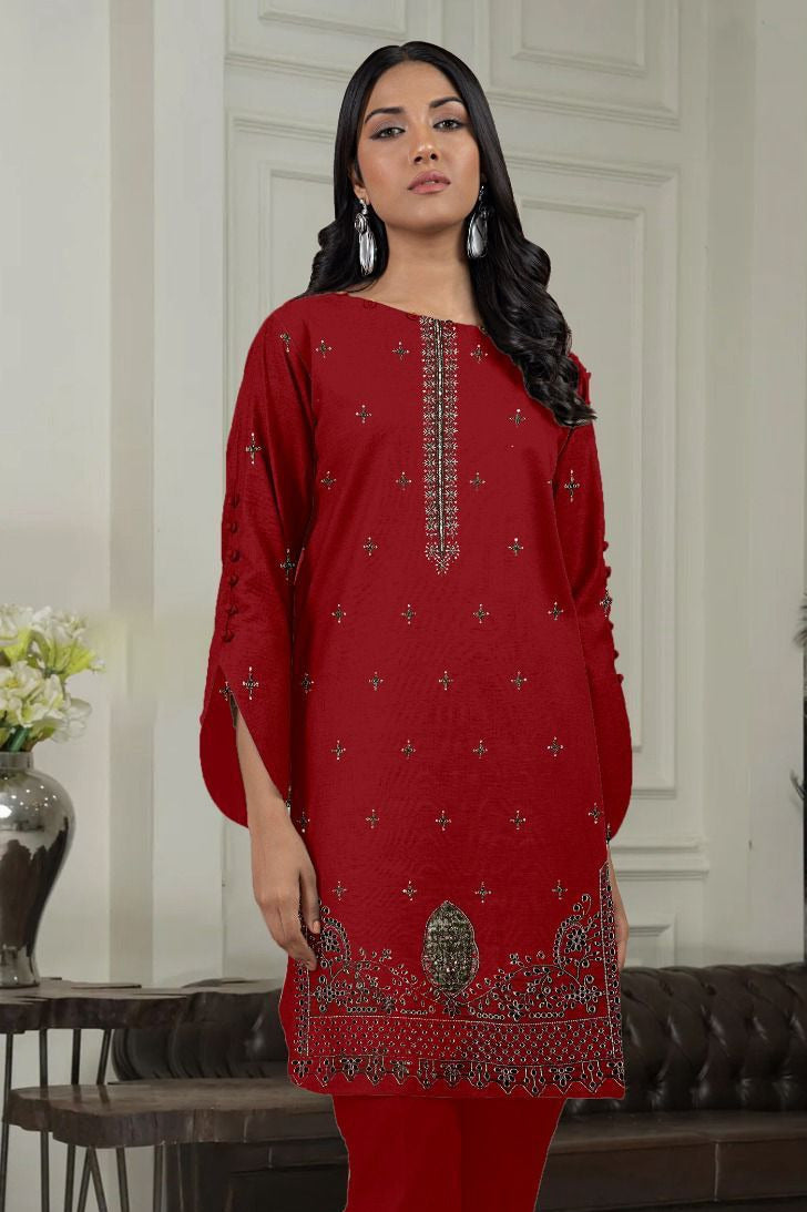 DFW-511E Orient Heavy Embroidery 2Pc Lawn Suit