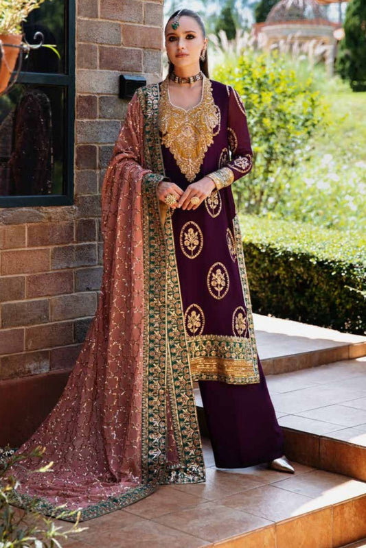 DFW-98 Imrozia Unstitched Embroided Lawn Dress