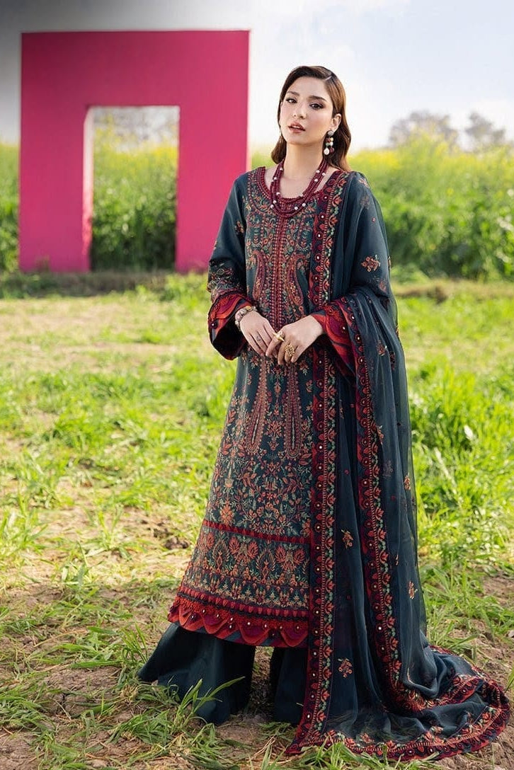 DFW-1251 Asim Jofa Heavy Embroidery 3PC Dhanak Suit