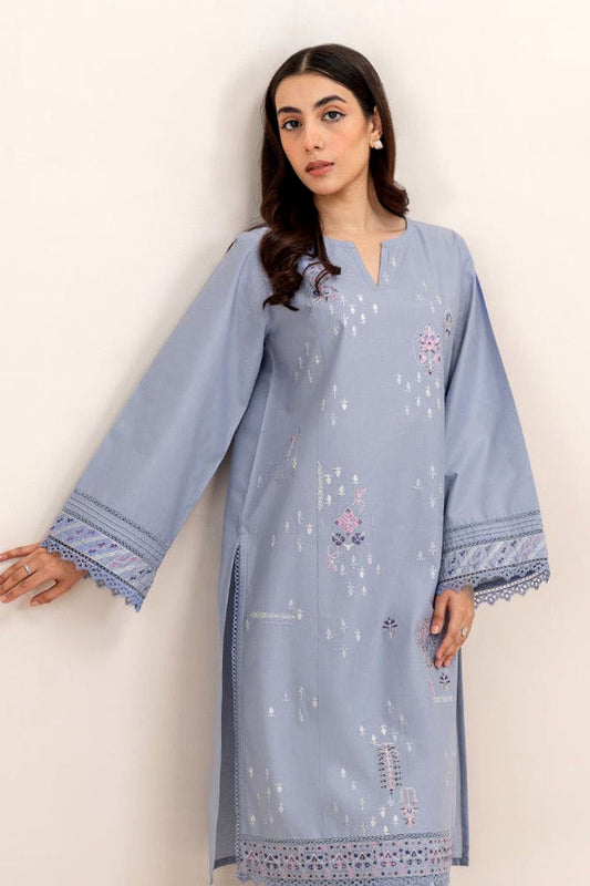 DFW-695 Laam Heavy Embroidery 2Pc Lawn Suit