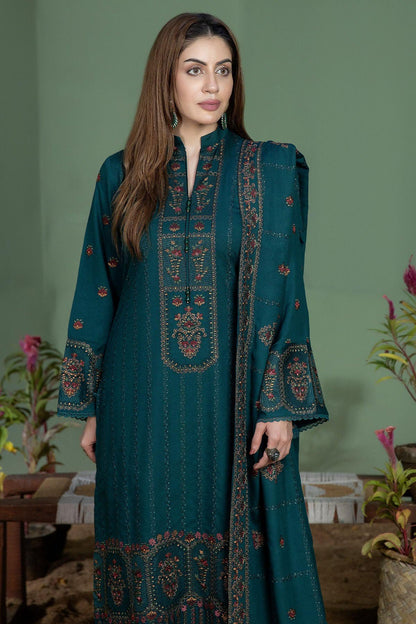 DFW-274 Noor-e-Fajar Heavy Embroidery 3Pc Lawn Dress