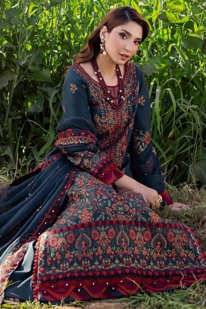 DFW-1251 Asim Jofa Heavy Embroidery 3PC Dhanak Suit