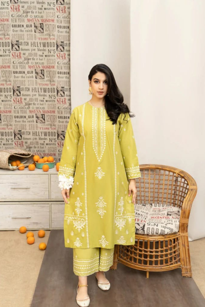 DFW-1029 Urge Heavy Embroidery 3PC Dhanak Suit