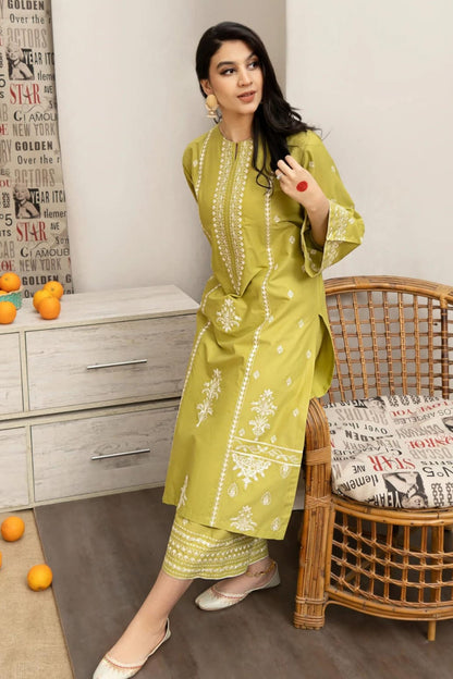 DFW-1166 Urge Heavy Embroidery 3PC Dhanak Suit