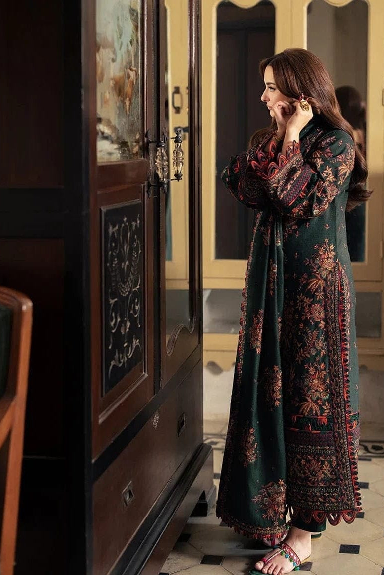 DFW-1185 Asim Jofa Heavy Embroidery 3PC Dhanak Suit