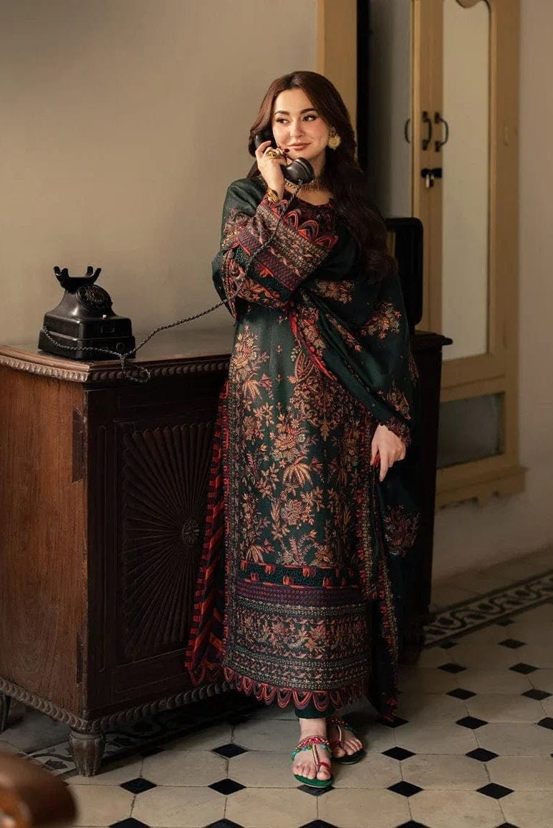 DFW-1185 Asim Jofa Heavy Embroidery 3PC Dhanak Suit