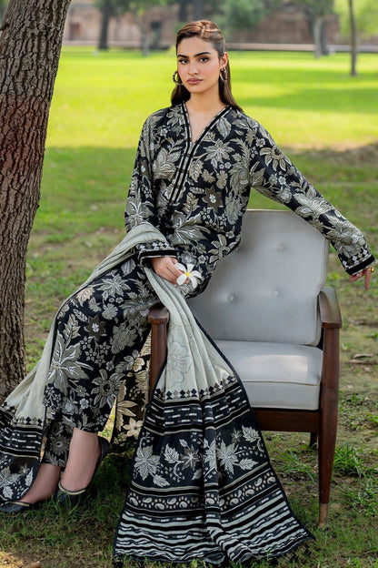 DFW-512 Baroque Embroidery 3Pc Lawn Suit