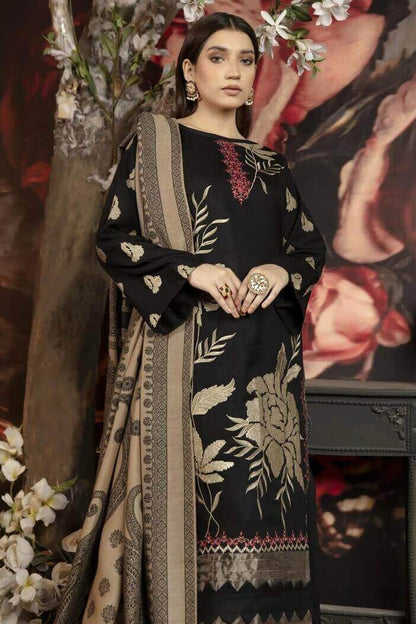DFW-1023 Sapphire Heavy Embroidery 3PC Dhanak Suit