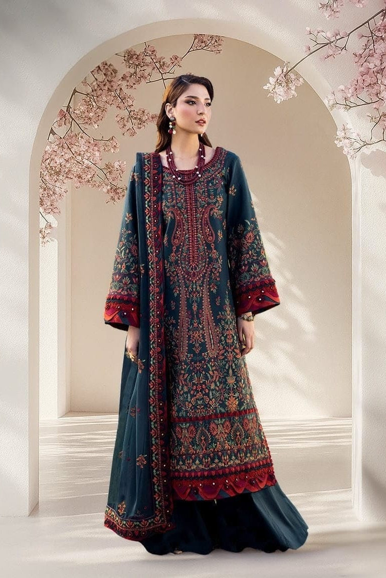 DFW-1251 Asim Jofa Heavy Embroidery 3PC Dhanak Suit