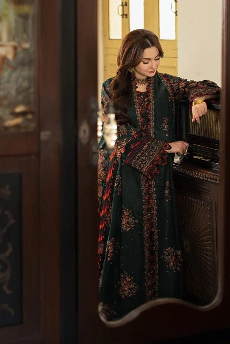 DFW-1185 Asim Jofa Heavy Embroidery 3PC Dhanak Suit